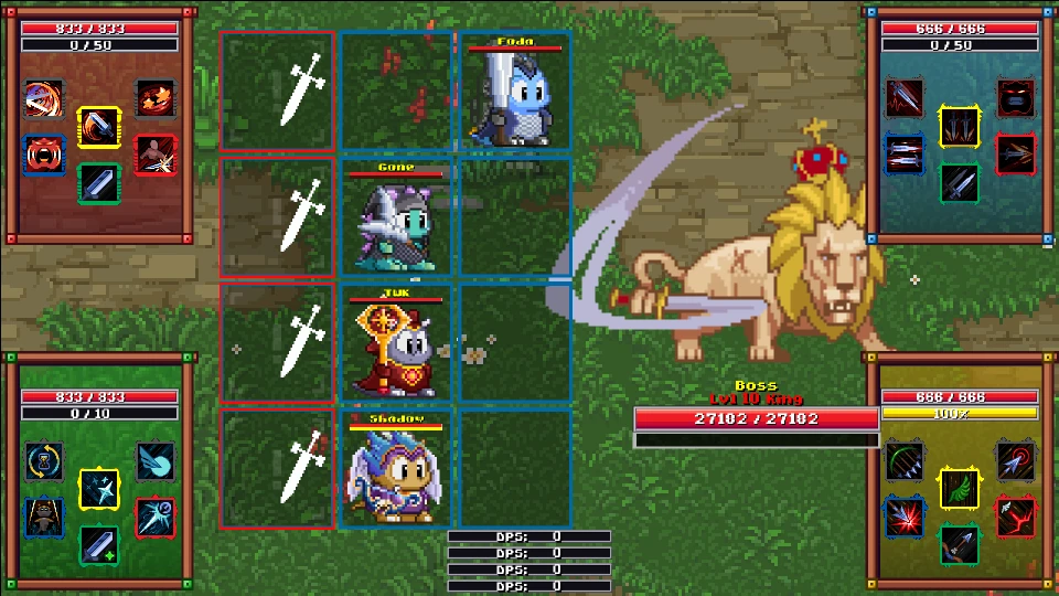 The lion King's Fury Swipes rake across the grid